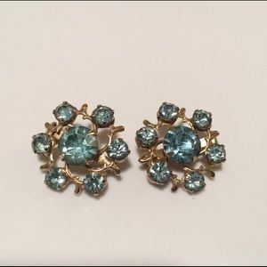 🌸Vintage blue earrings